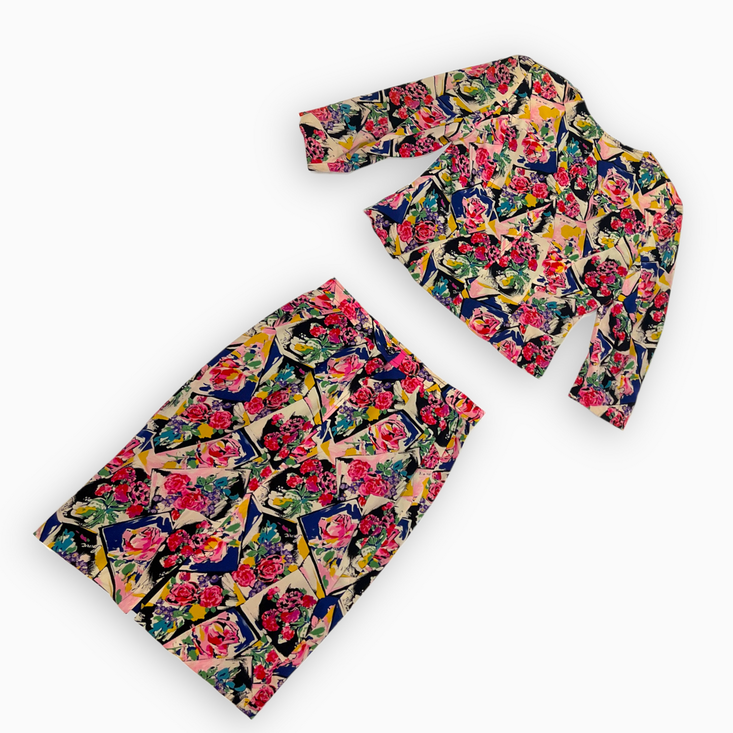 Emmanuel Ungaro Floral Skirt Suit