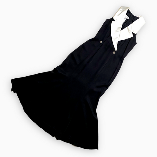 Vintage Black & White Blazer Dress