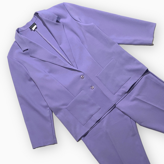 Vintage Lavender Leisure Suit