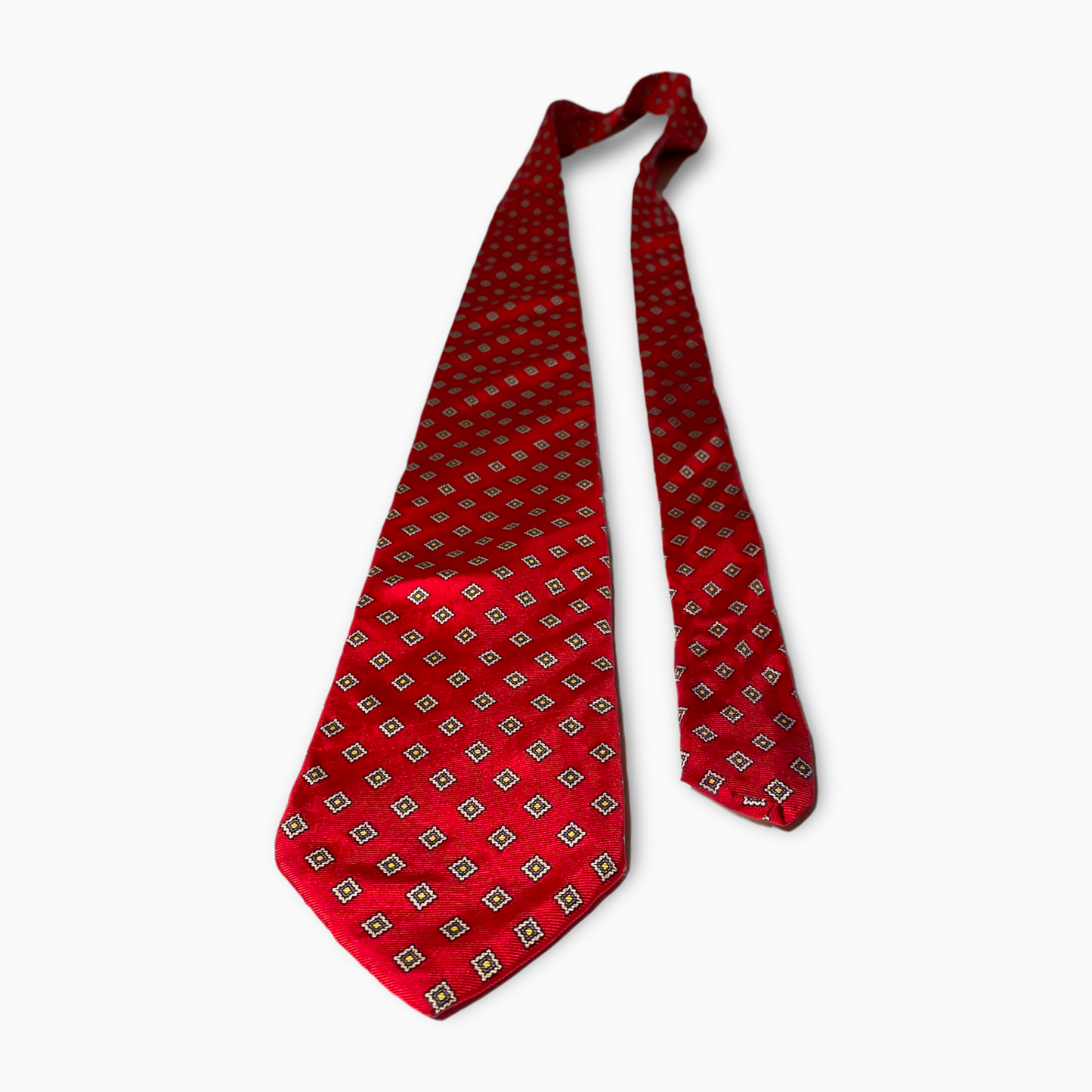 Vintage Givenchy Red Silk Necktie