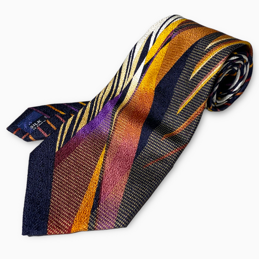 Vintage 1980s Vitaliano Pancaldi Silk Tie