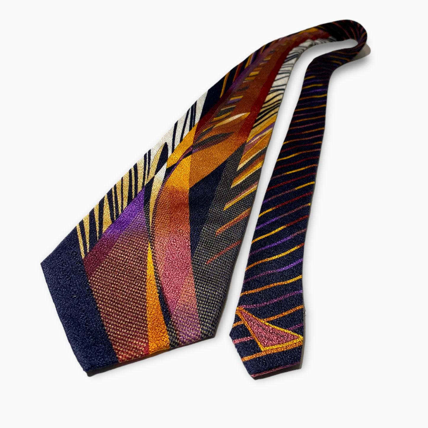 Vintage 1980s Vitaliano Pancaldi Silk Tie