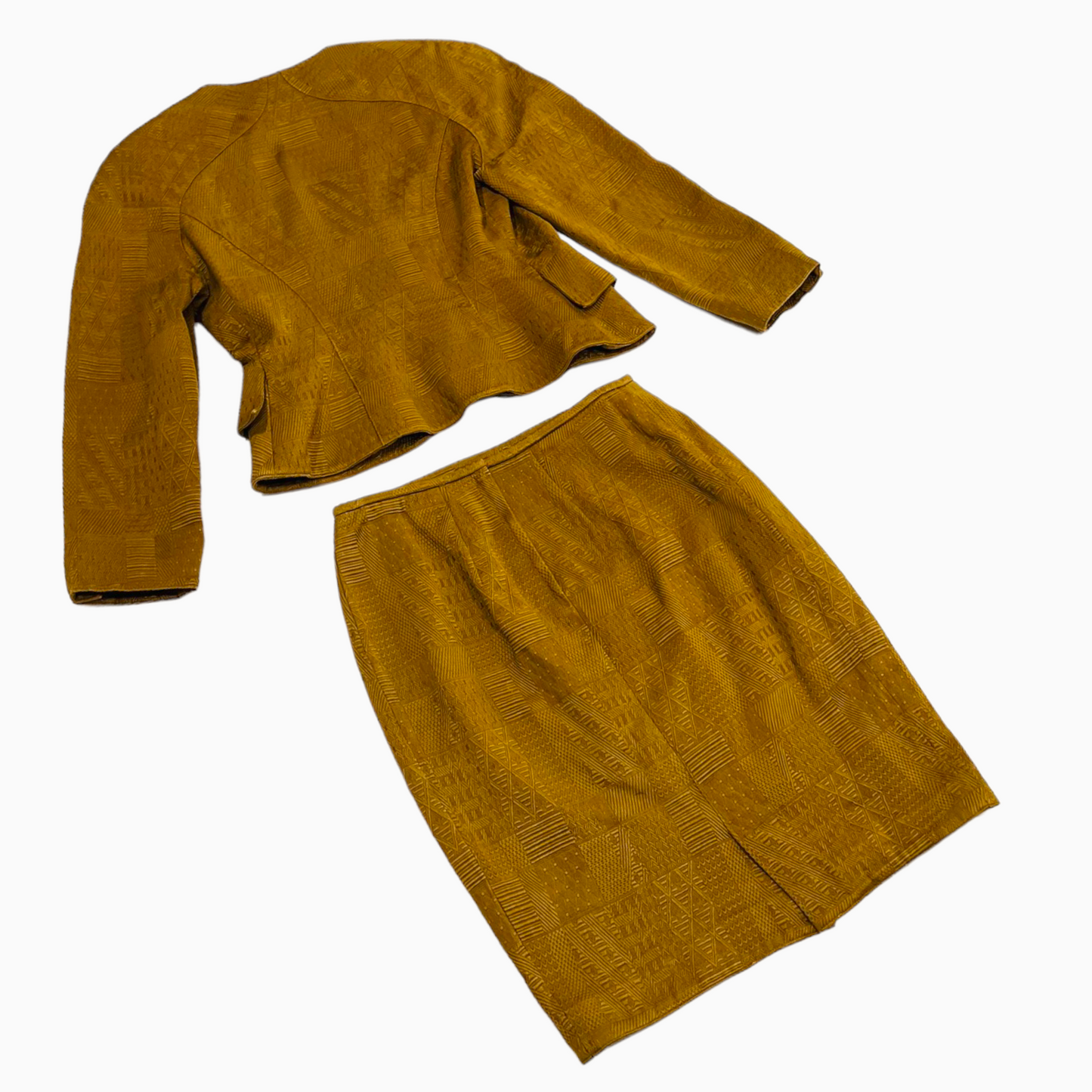 Lacroix Tan Skirt Suit Set